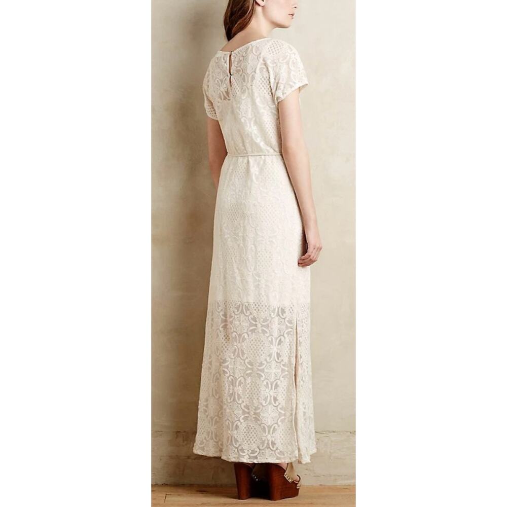 Anthropologie Lilka Cream Lace Dress - Picture 2 of 7
